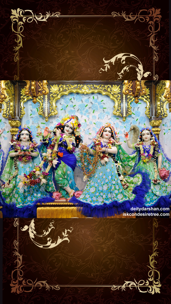 Sri Sri Radha Gopinath Lalita Vishakha Wallpaper (042) Size 675x1200 Download
