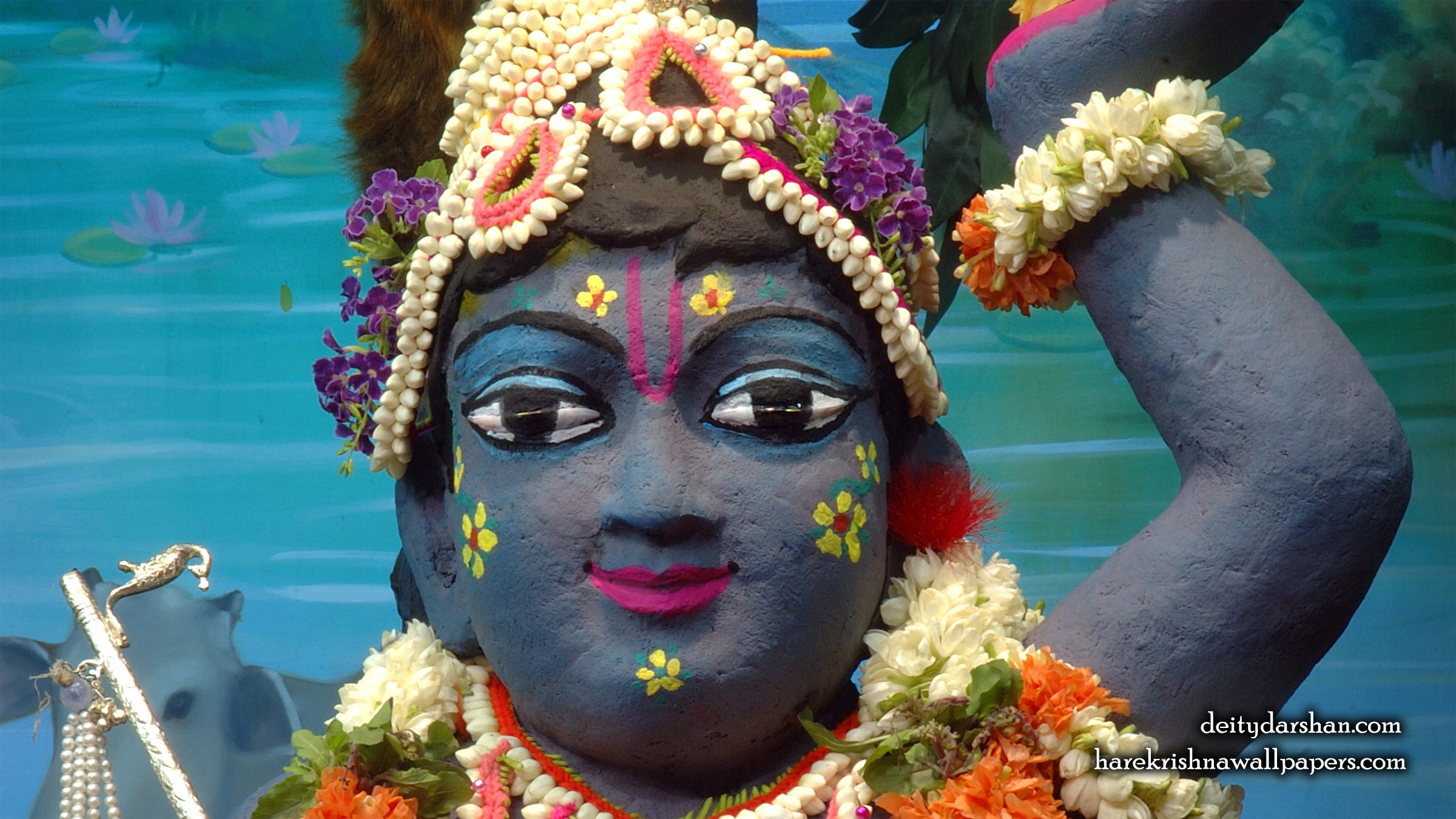 Sri Gopal Close up Wallpaper (043) Size 2400x1350 Download