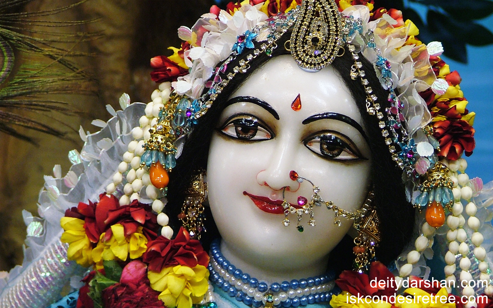 Srimati Radharani Close up Wallpaper (044) Size 1680x1050 Download