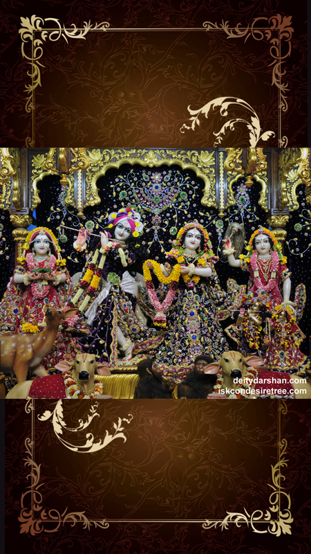Sri Sri Radha Gopinath Lalita Vishakha Wallpaper (044) Size 450x800 Download