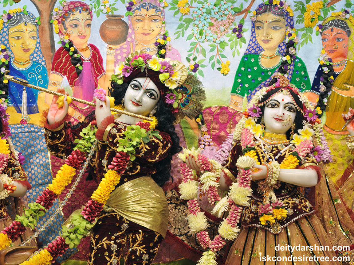 Sri Sri Radha Gopinath Close up Wallpaper (045) Size 1152x864 Download