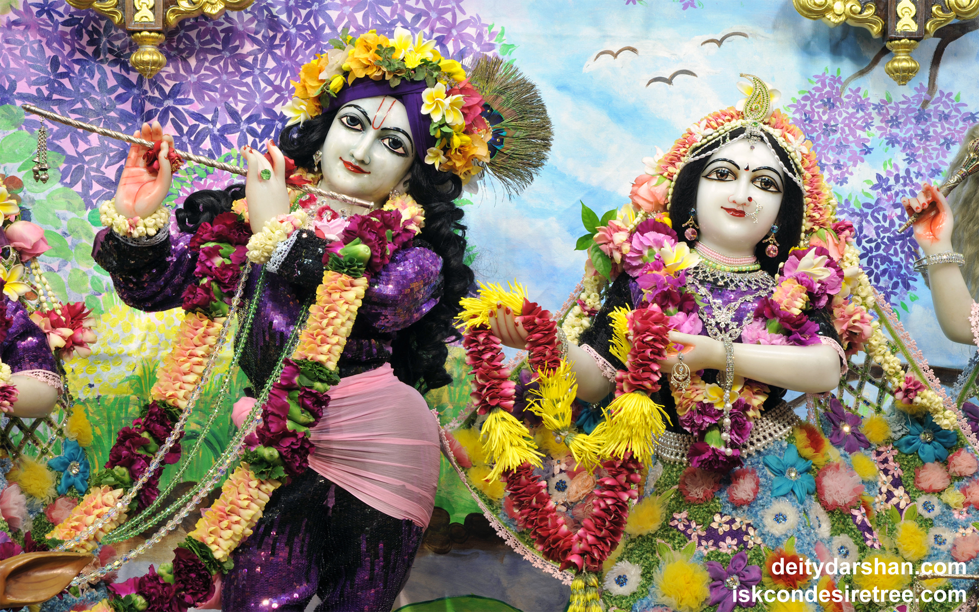 Sri Sri Radha Gopinath Close up Wallpaper (049) Size 1920x1200 Download