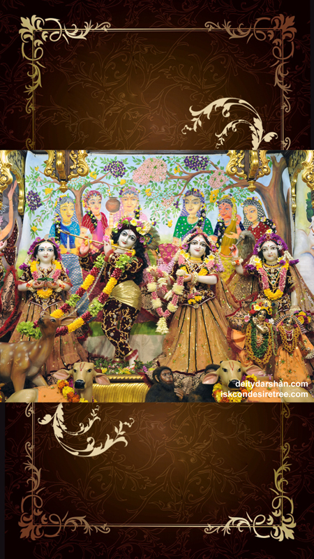 Sri Sri Radha Gopinath Lalita Vishakha Wallpaper (049) Size 450x800 Download
