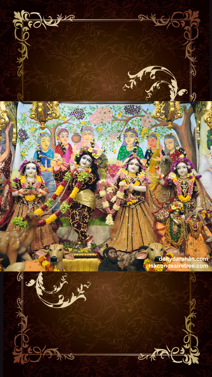 Sri Sri Radha Gopinath Lalita Vishakha Wallpaper (049) Size 675x1200 Download