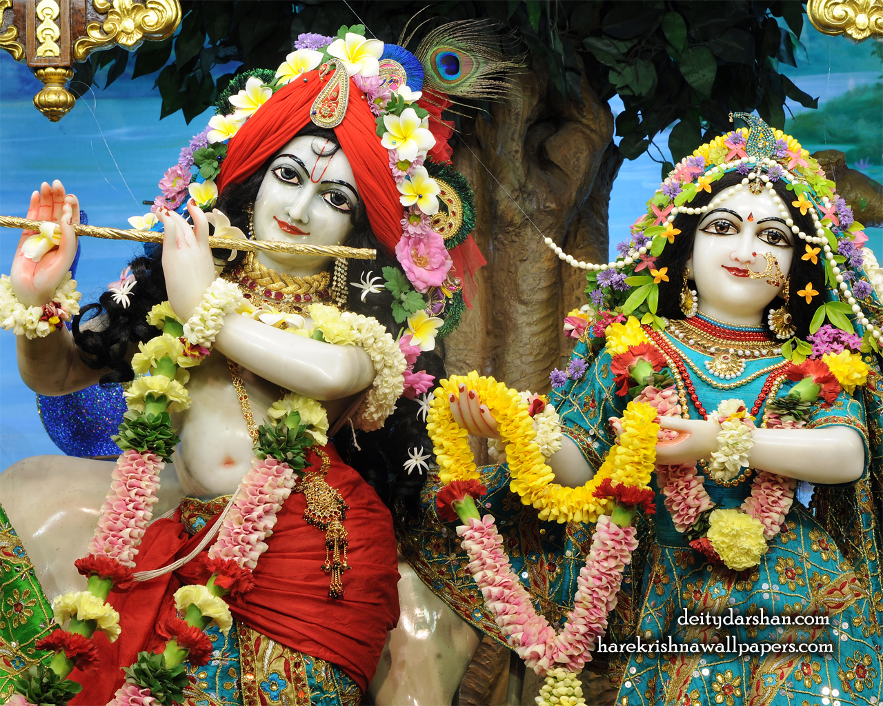 Sri Sri Radha Gopinath Close up Wallpaper (057) Size 1280x1024 Download