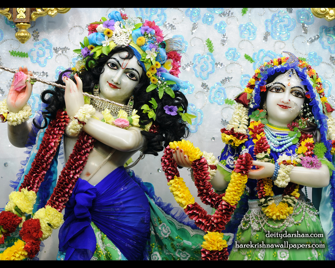 Sri Sri Radha Gopinath Close up Wallpaper (059) Size 1280x1024 Download