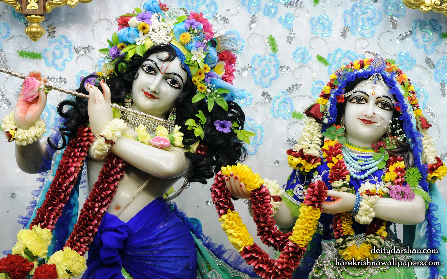 Sri Sri Radha Gopinath Close up Wallpaper (059) Size 1440x900 Download