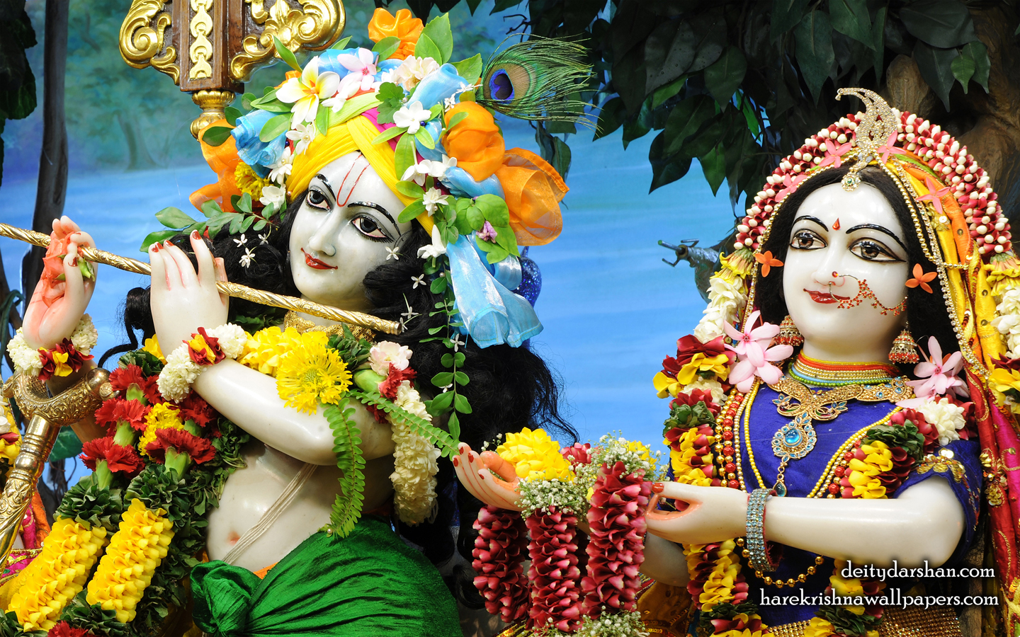 Sri Sri Radha Gopinath Close up Wallpaper (062) Size 1440x900 Download