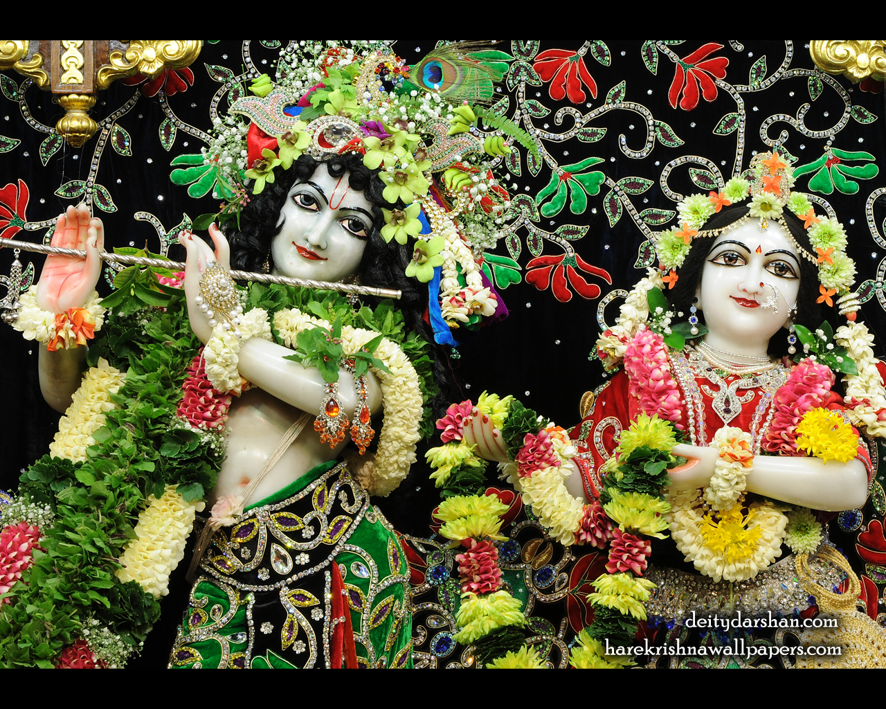 Sri Sri Radha Gopinath Close up Wallpaper (063) Size 1280x1024 Download