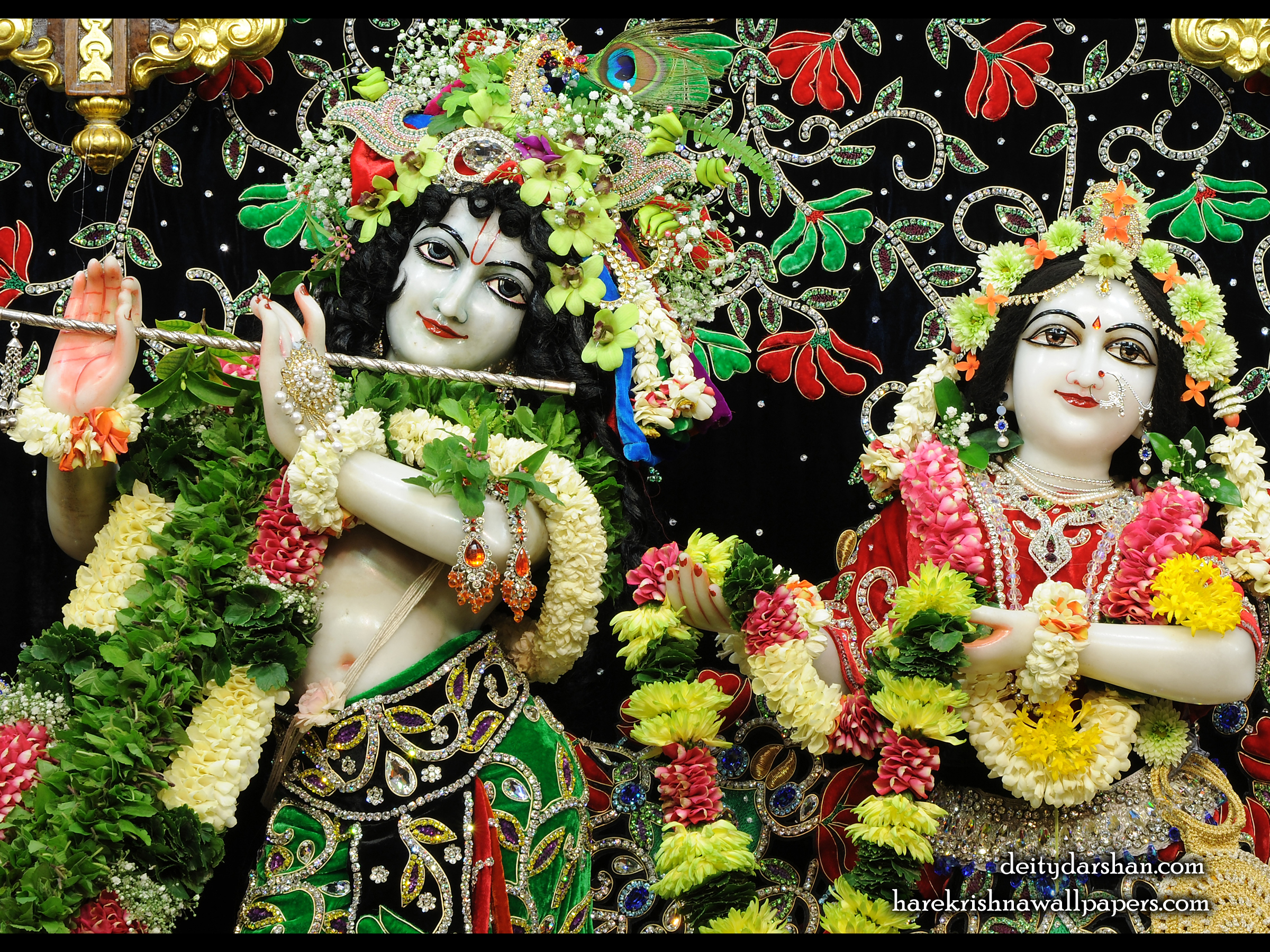 Sri Sri Radha Gopinath Close up Wallpaper (063) Size 2400x1800 Download