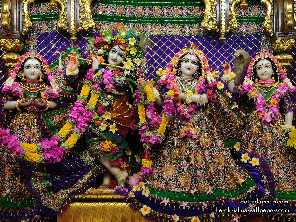 Sri Sri Radha Gopinath Lalita Vishakha Wallpaper (065) Size1200x900 Download