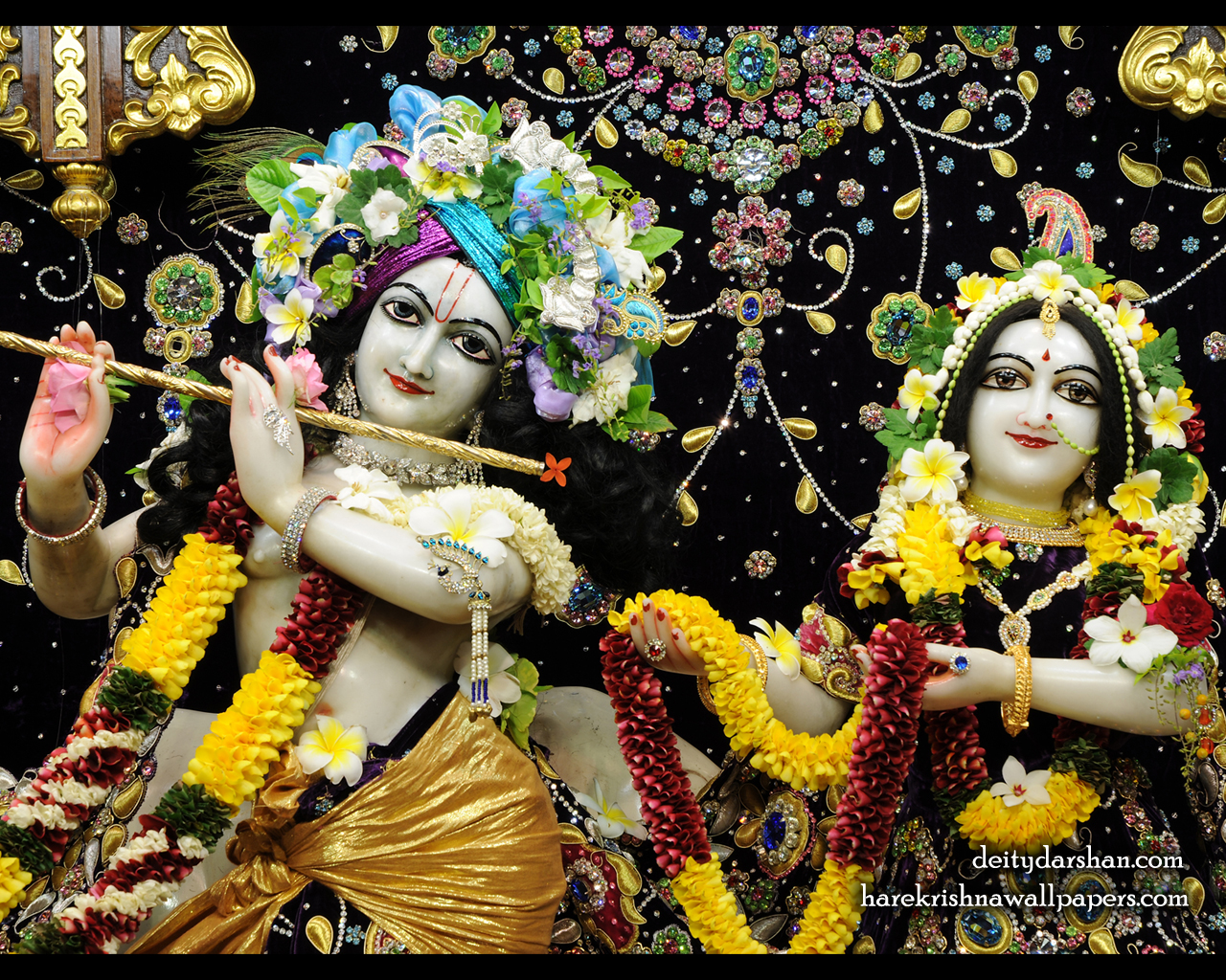 Sri Sri Radha Gopinath Close up Wallpaper (067) Size 1280x1024 Download