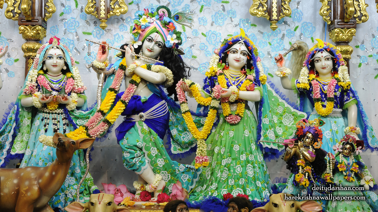 Sri Sri Radha Gopinath Lalita Vishakha Wallpaper (069) Size1280x720 Download