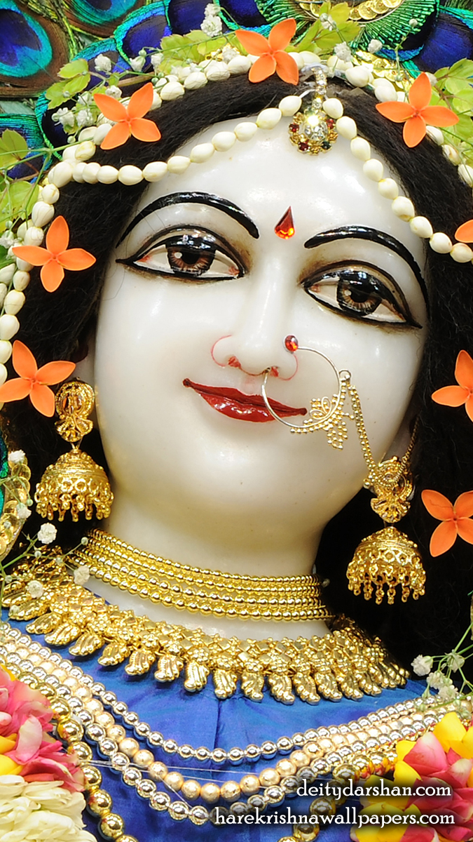 Srimati Radharani Close up Wallpaper (096) Size 675x1200 Download