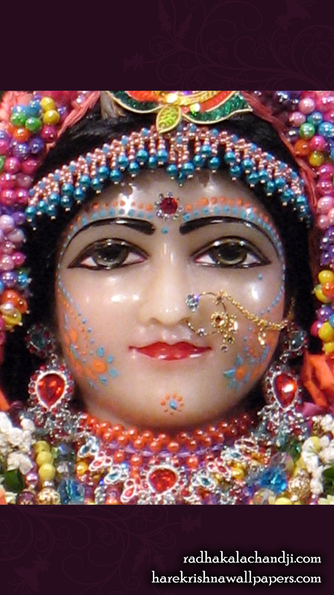 Sri Radha Close up Wallpaper (003) Size 675x1200 Download