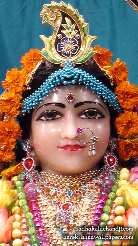 Sri Radha Close up Wallpaper (004) Size 450x800 Download