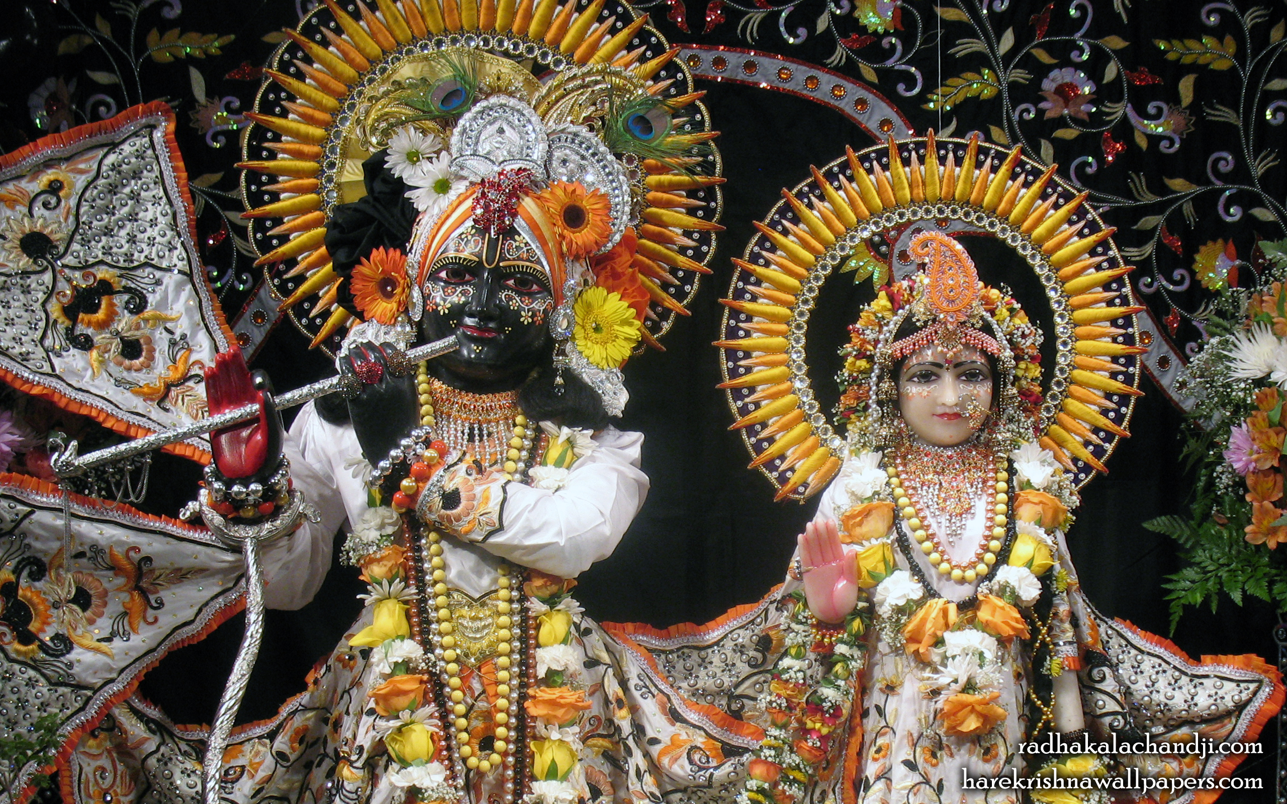 Sri Sri Radha Kalachanda Close up Wallpaper (004) Size 2560x1600 Download