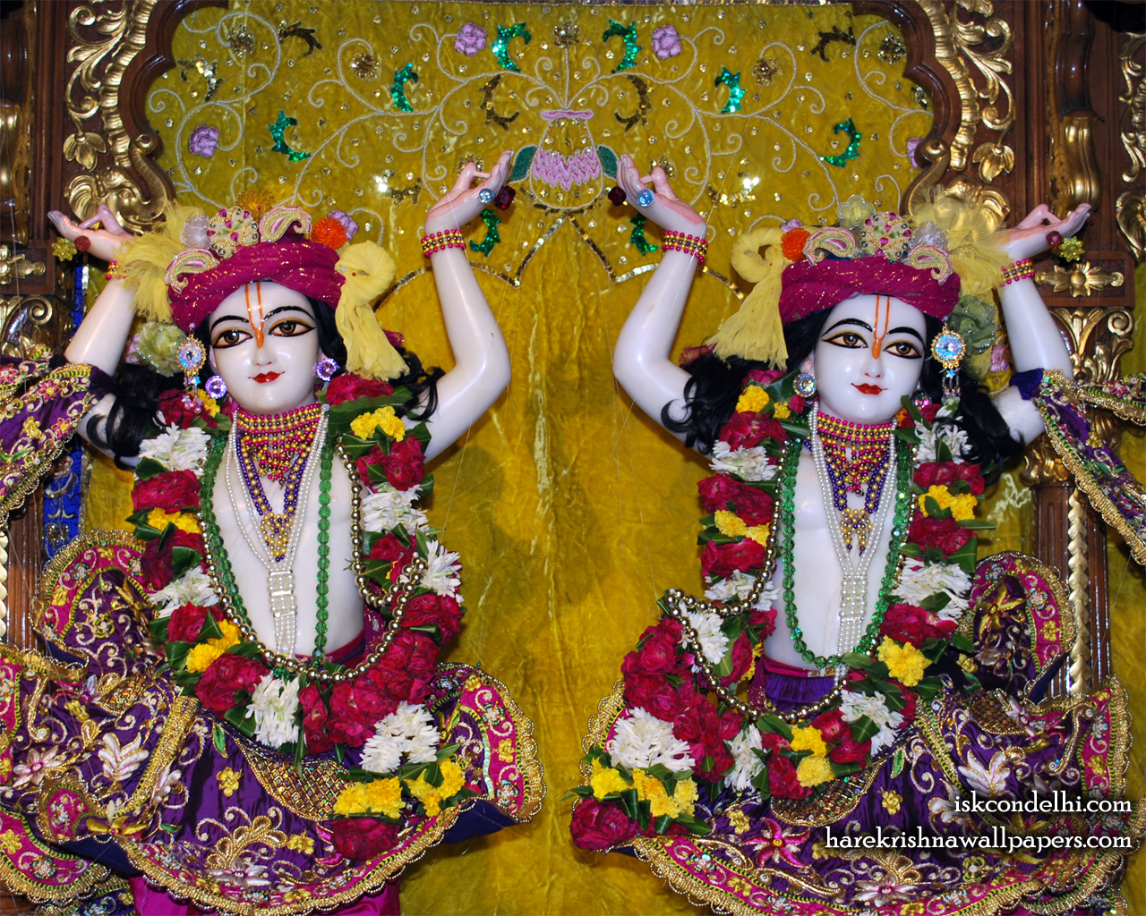 Sri Sri Gaura Nitai Close up Wallpaper (002) Size 1280x1024 Download