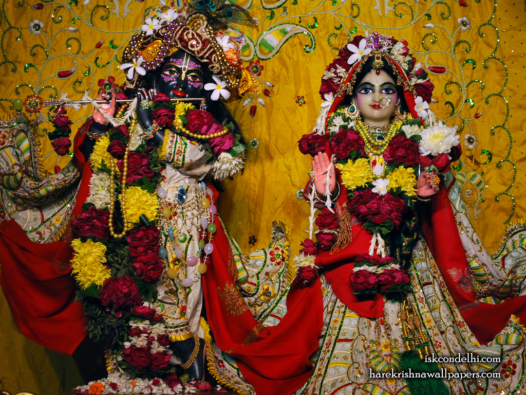 Sri Sri Radha Parthasarathi Wallpaper (004) Size 1024x768 Download