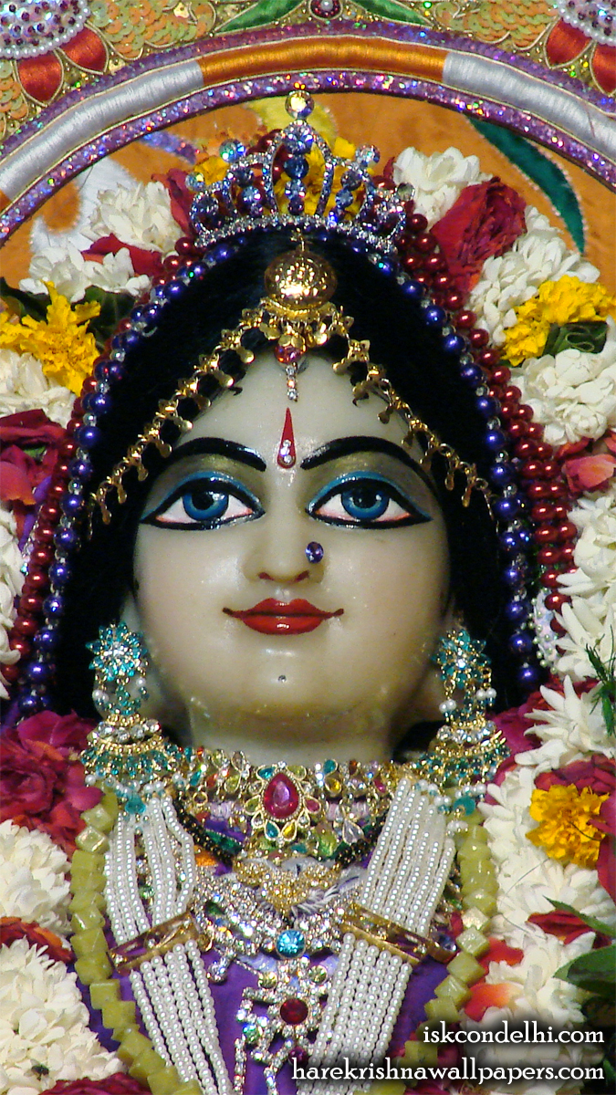 Sri Radha Close up Wallpaper (005) Size 675x1200 Download
