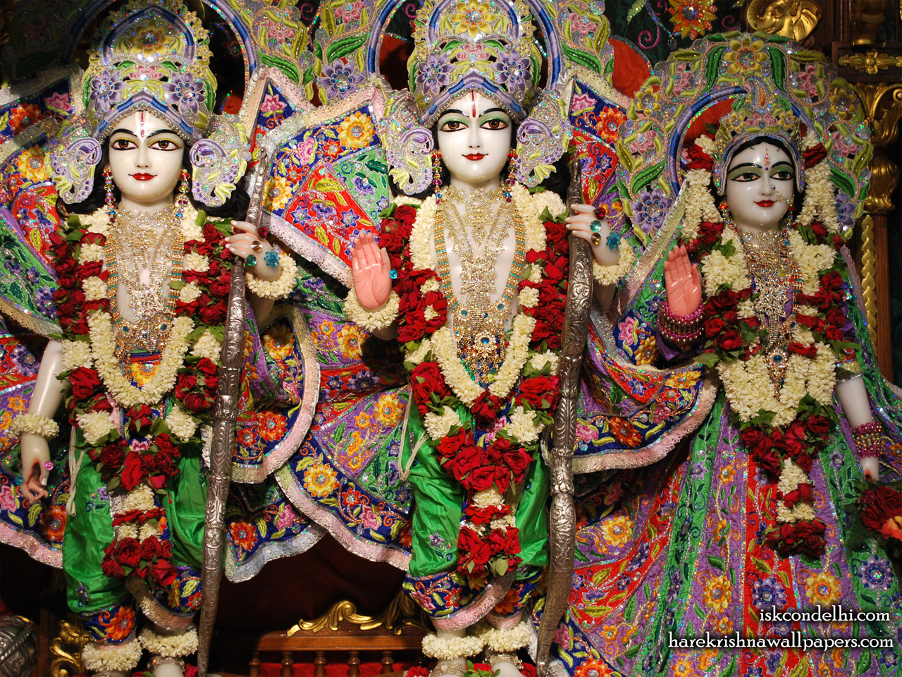 Sri Sri Sita Rama Laxman Wallpaper (005) Size 1280x960 Download