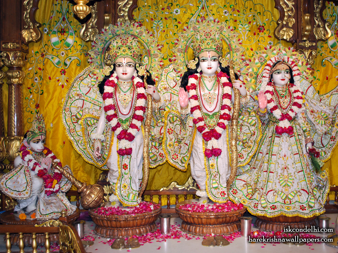 Sri Sri Sita Rama Laxman Hanuman Wallpaper (005) Size 1152x864 Download