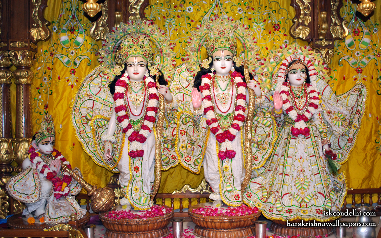 Sri Sri Sita Rama Laxman Hanuman Wallpaper (005) Size 1280x800 Download