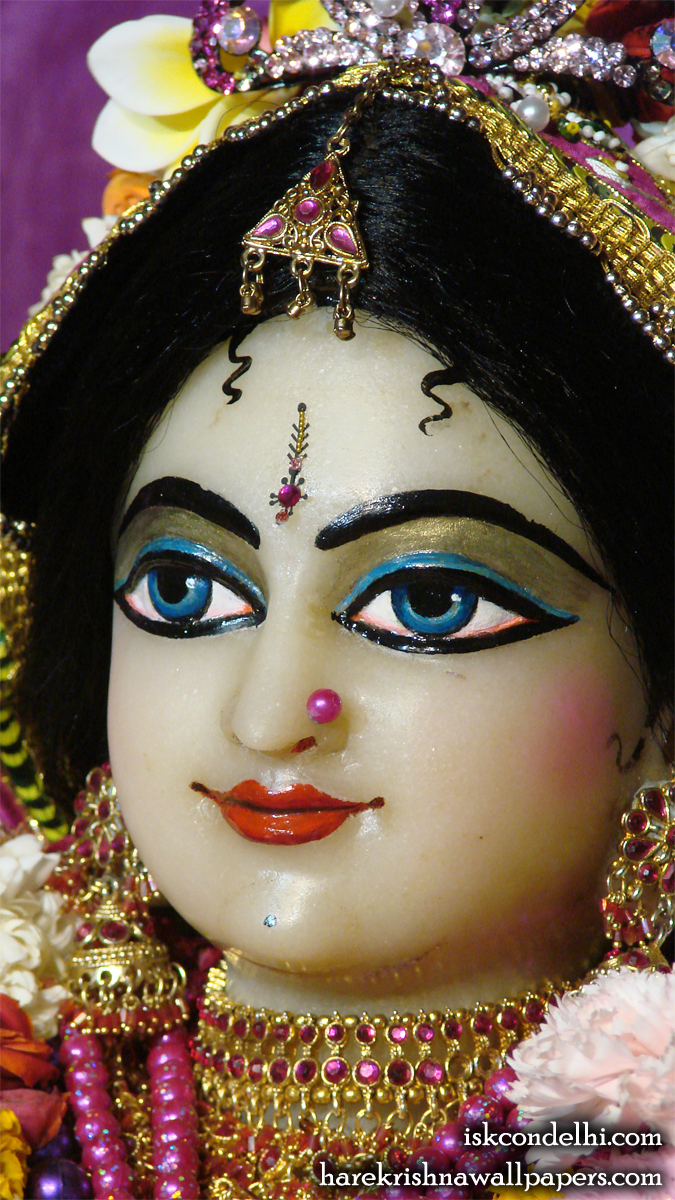 Sri Radha Close up Wallpaper (006) Size 675x1200 Download