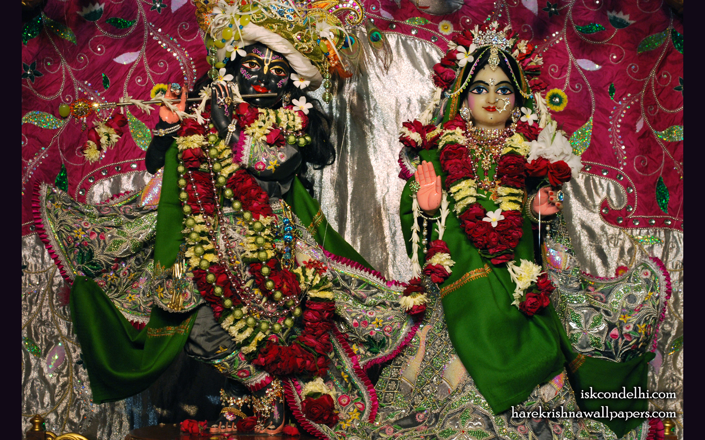 Sri Sri Radha Parthasarathi Wallpaper (006) Size 1440x900 Download