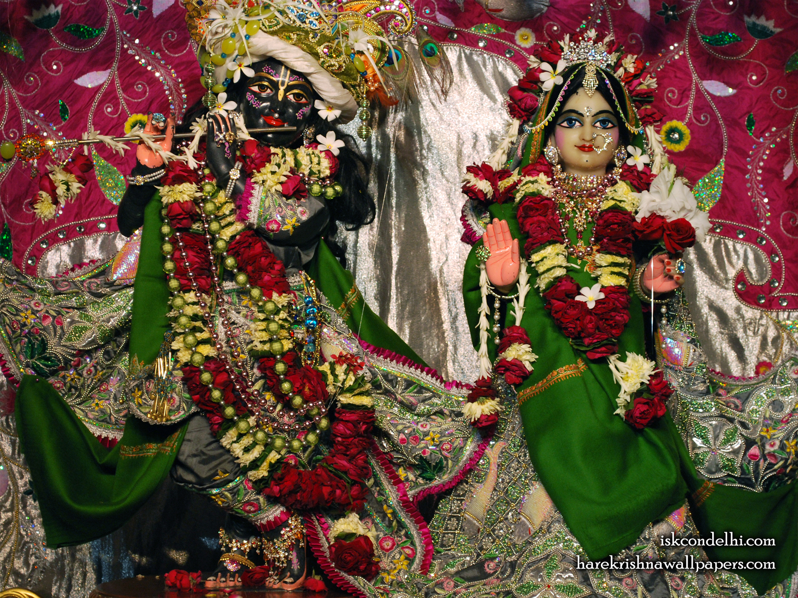 Sri Sri Radha Parthasarathi Wallpaper (006) Size1600x1200 Download