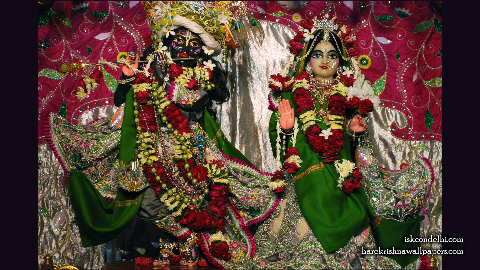 Sri Sri Radha Parthasarathi Wallpaper (006) Size 1600x900 Download