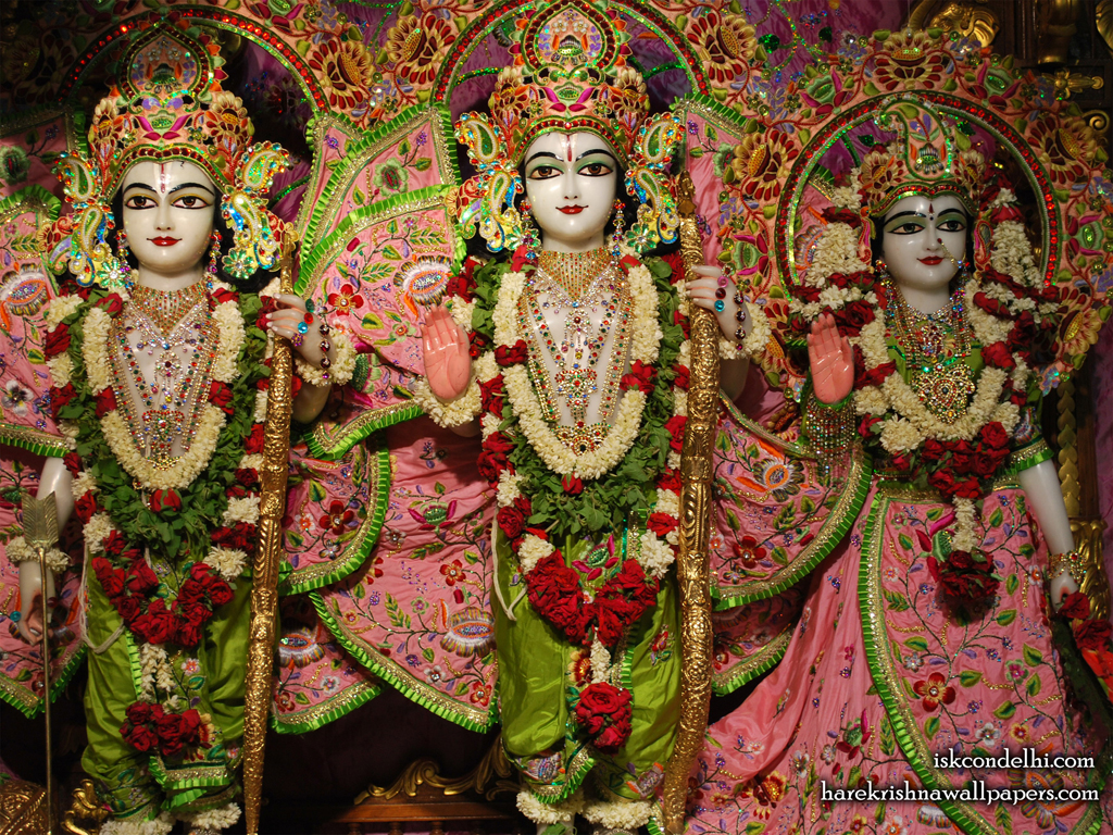 Sri Sri Sita Rama Laxman Wallpaper (006) Size 1024x768 Download