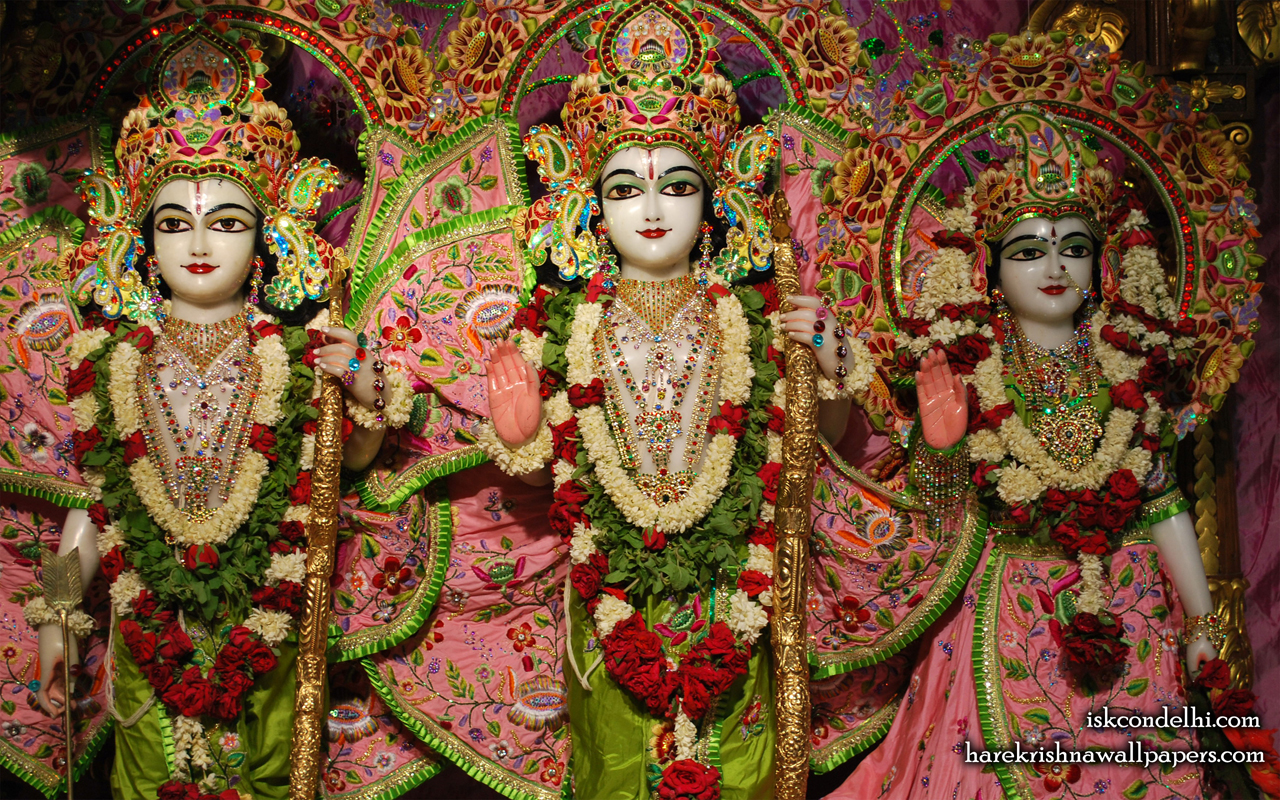 Sri Sri Sita Rama Laxman Wallpaper (006) Size 1280x800 Download