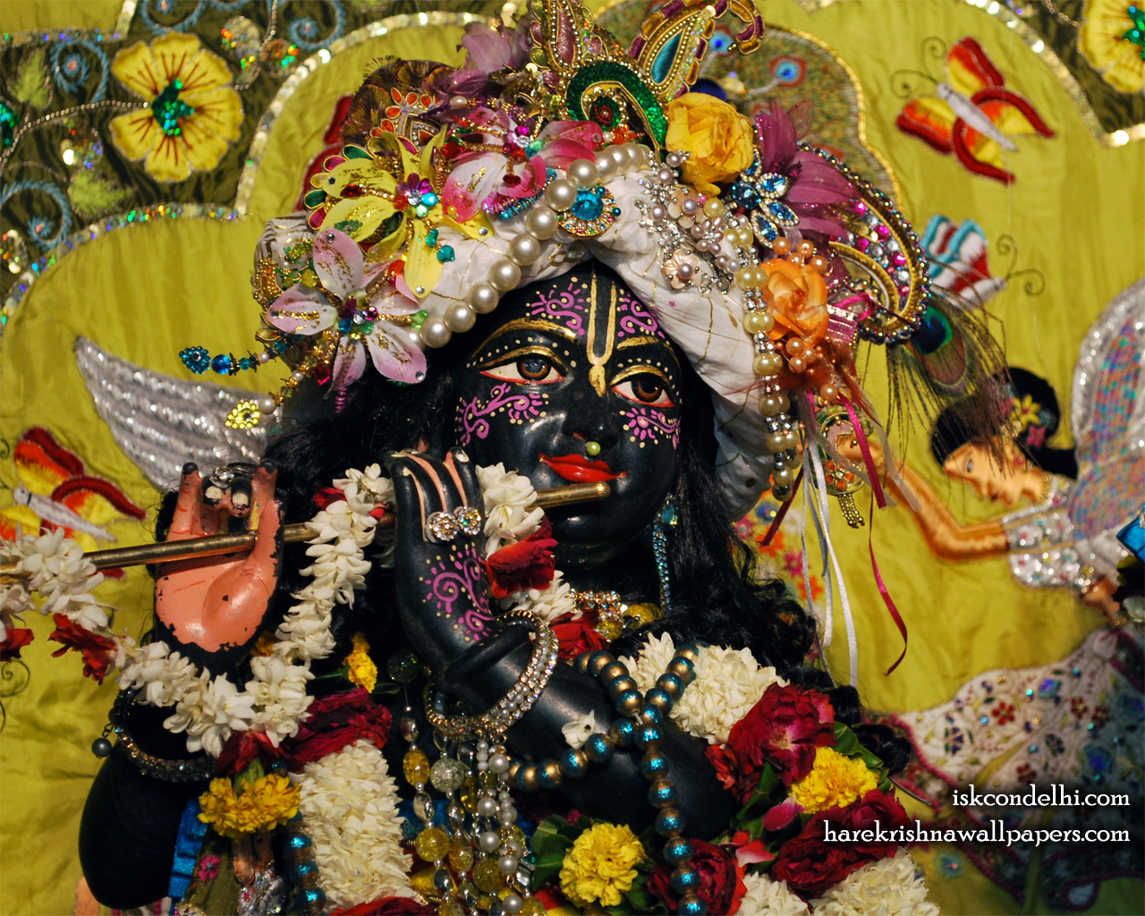 Sri Parthasarathi Close up Wallpaper (007) Size 1280x1024 Download