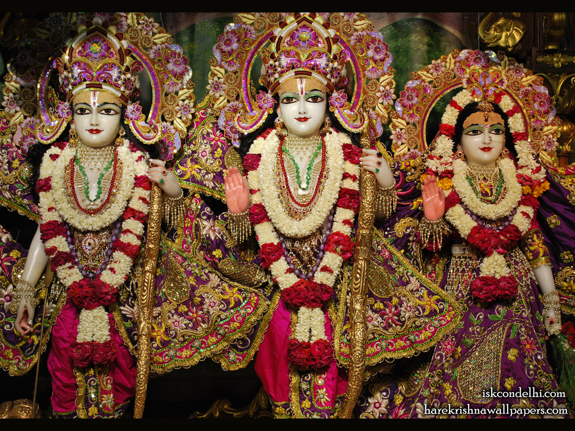 Sri Sri Sita Rama Laxman Wallpaper (007) Size 1152x864 Download