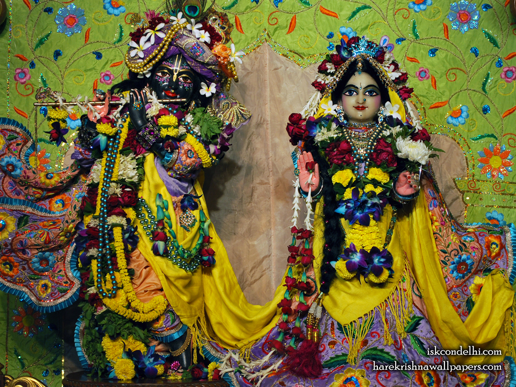 Sri Sri Radha Parthasarathi Wallpaper (008) Size 1024x768 Download