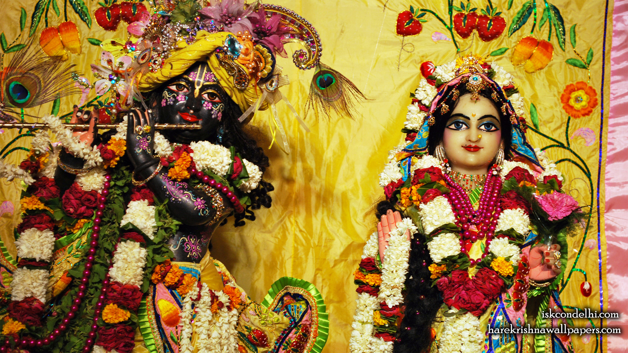 Sri Sri Radha Parthasarathi Close up Wallpaper (011) Size1280x720 Download