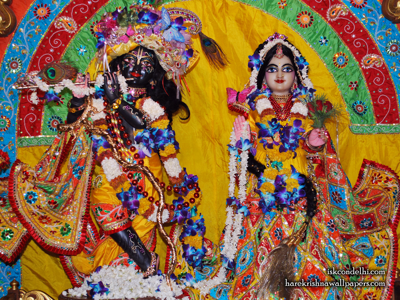 Sri Sri Radha Parthasarathi Wallpaper (012) Size 1400x1050 Download