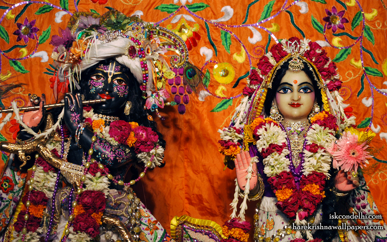 Sri Sri Radha Parthasarathi Close up Wallpaper (012) Size 1280x800 Download