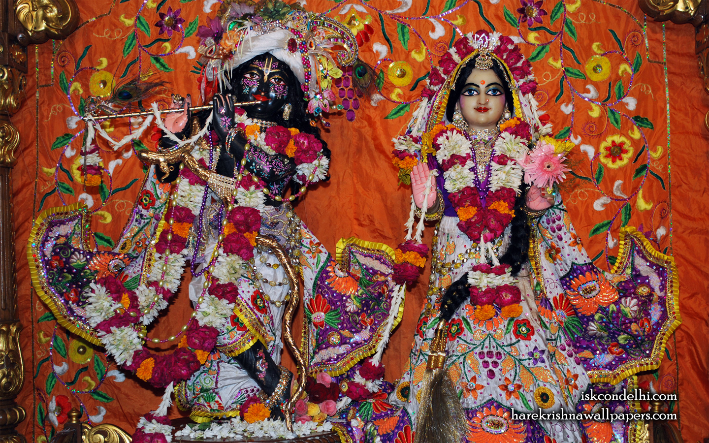 Sri Sri Radha Parthasarathi Wallpaper (013) Size 1440x900 Download