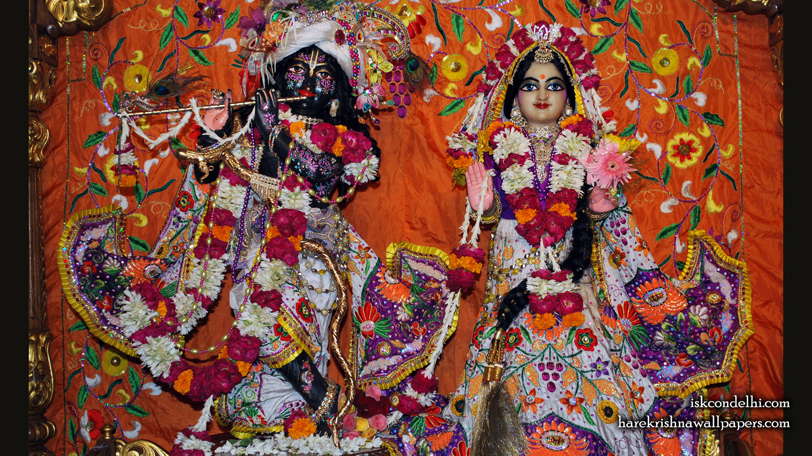 Sri Sri Radha Parthasarathi Wallpaper (013) Size 1600x900 Download