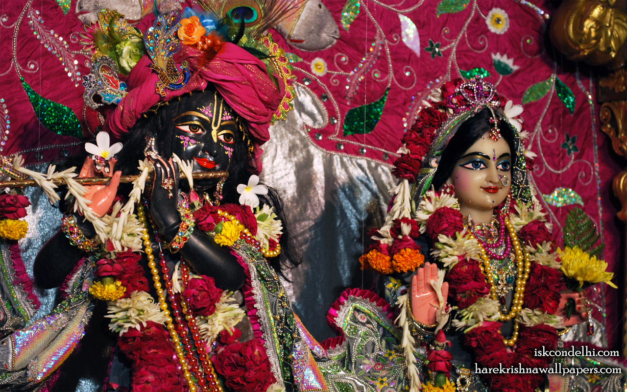 Sri Sri Radha Parthasarathi Close up Wallpaper (014) Size 1280x800 Download
