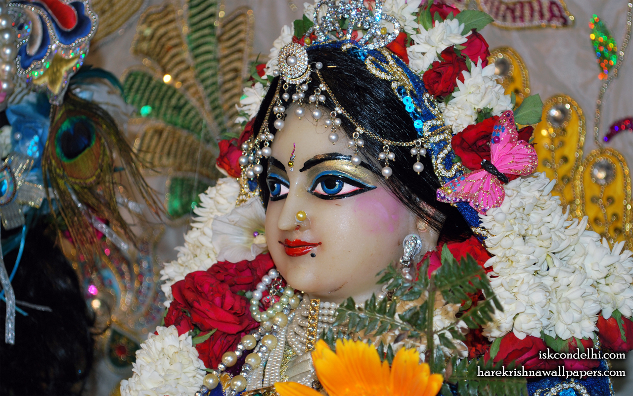 Sri Radha Close up Wallpaper (015) Size 1280x800 Download