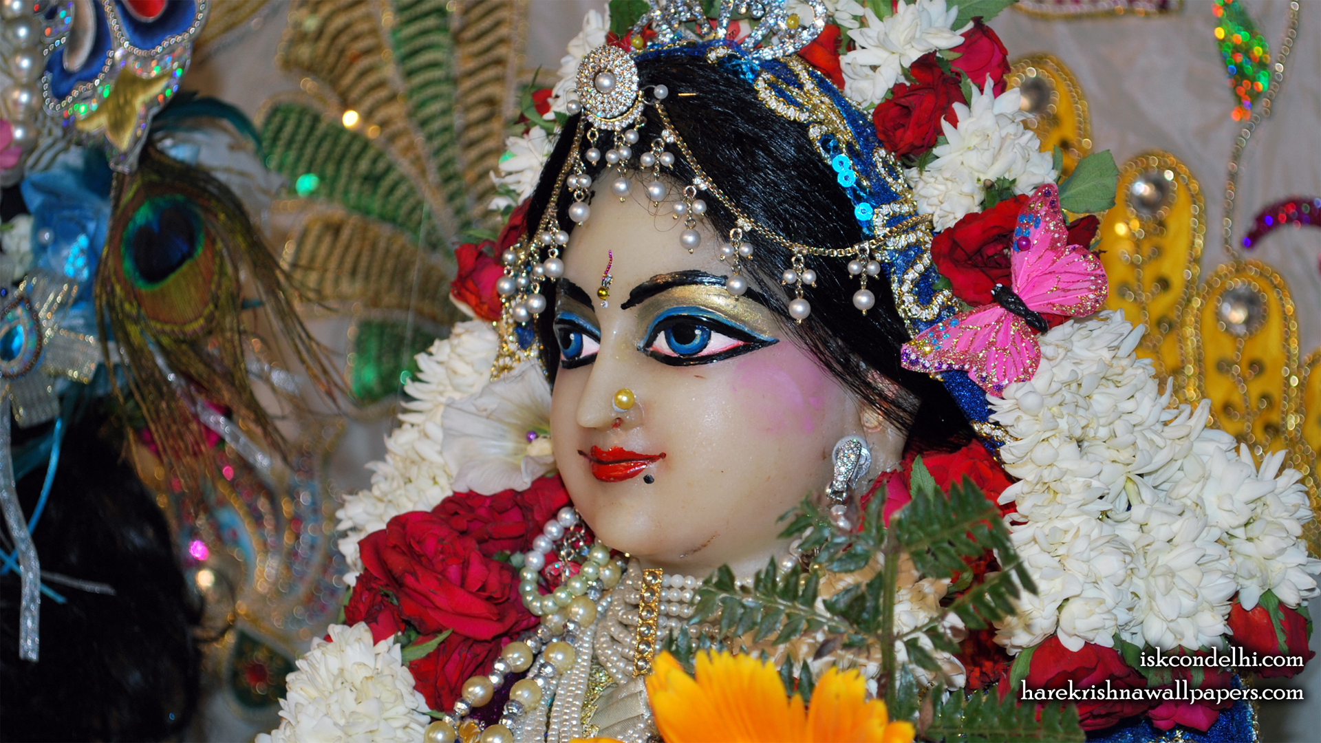 Sri Radha Close up Wallpaper (015) Size 1920x1080 Download