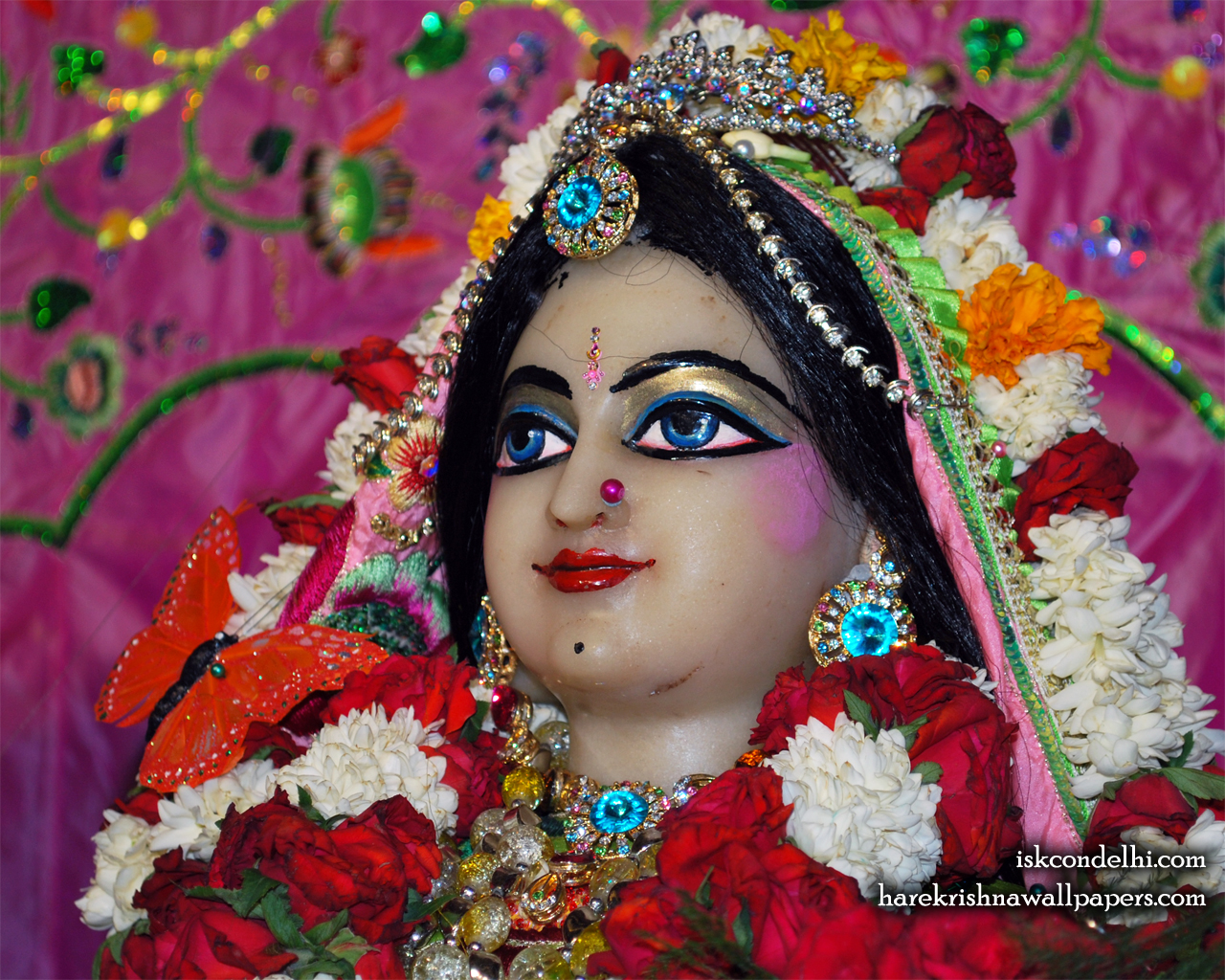 Sri Radha Close up Wallpaper (016) Size 1280x1024 Download