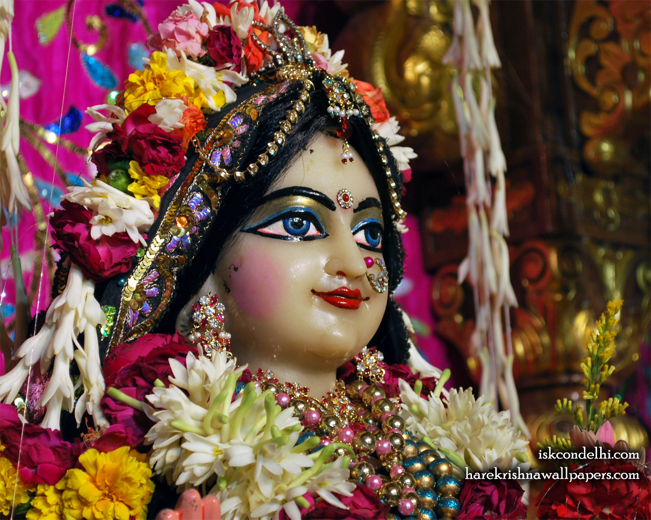 Sri Radha Close up Wallpaper (022) Size 1280x1024 Download