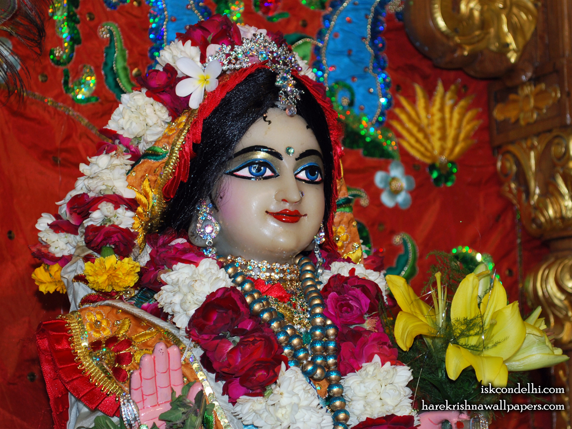 Sri Radha Close up Wallpaper (023) Size 1152x864 Download