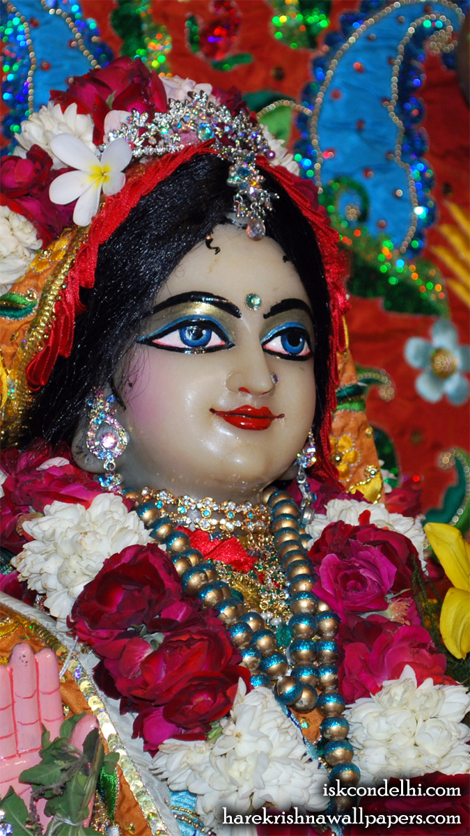 Sri Radha Close up Wallpaper (023) Size 675x1200 Download
