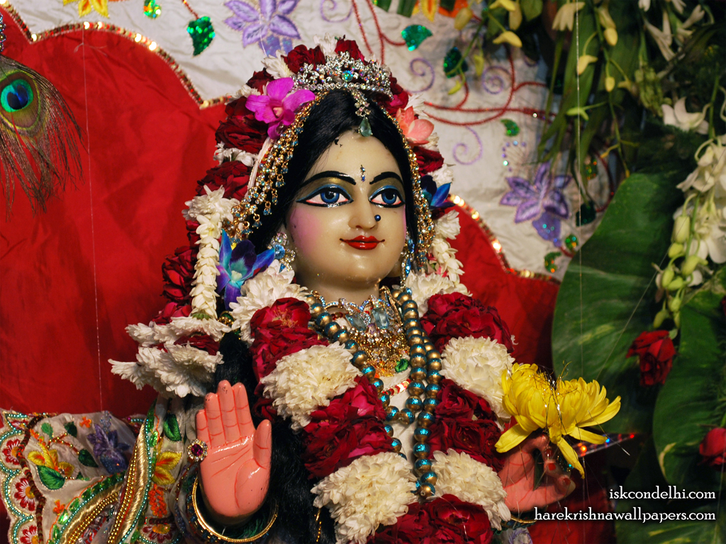 Sri Radha Close up Wallpaper (025) Size 1024x768 Download