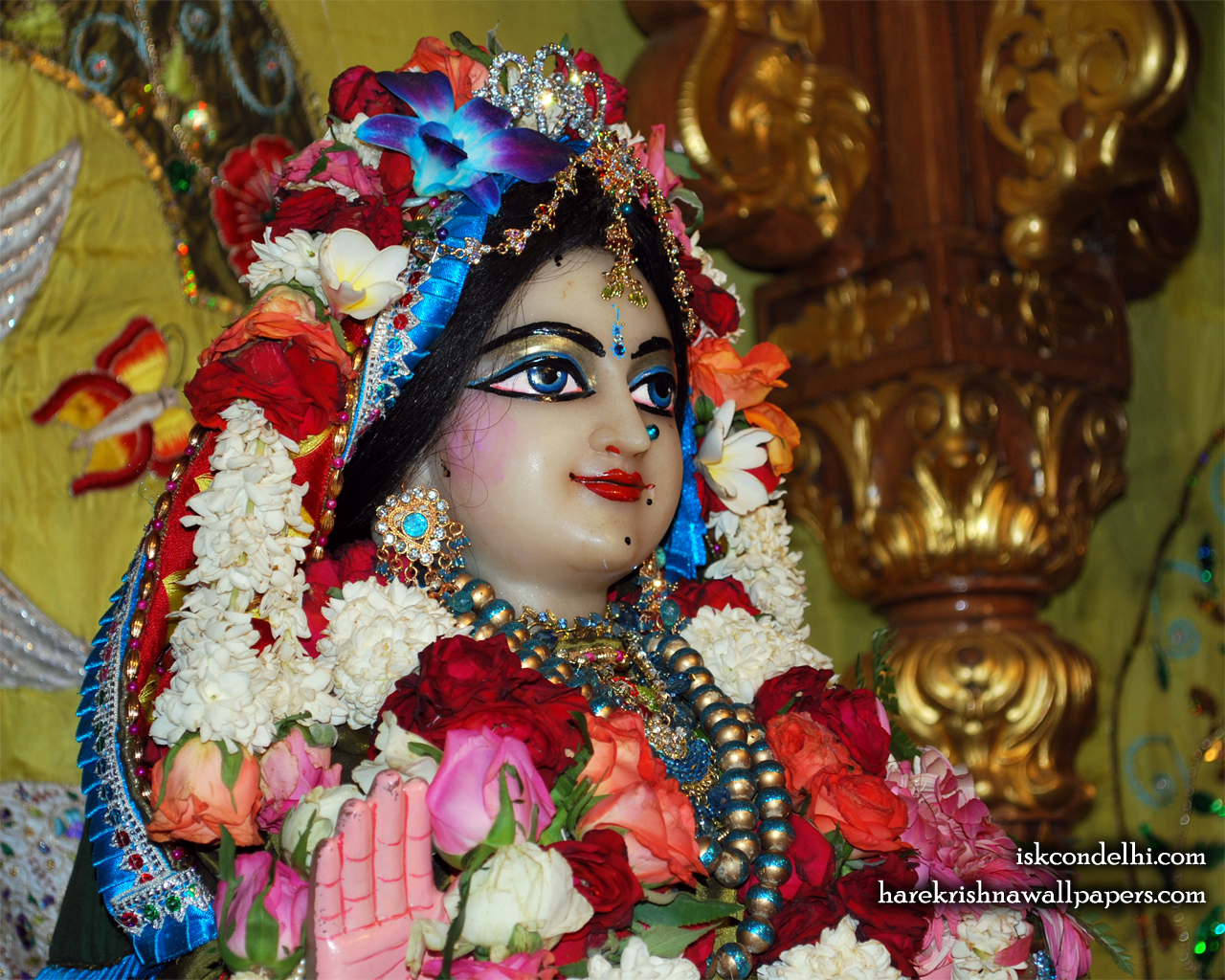 Sri Radha Close up Wallpaper (026) Size 1280x1024 Download